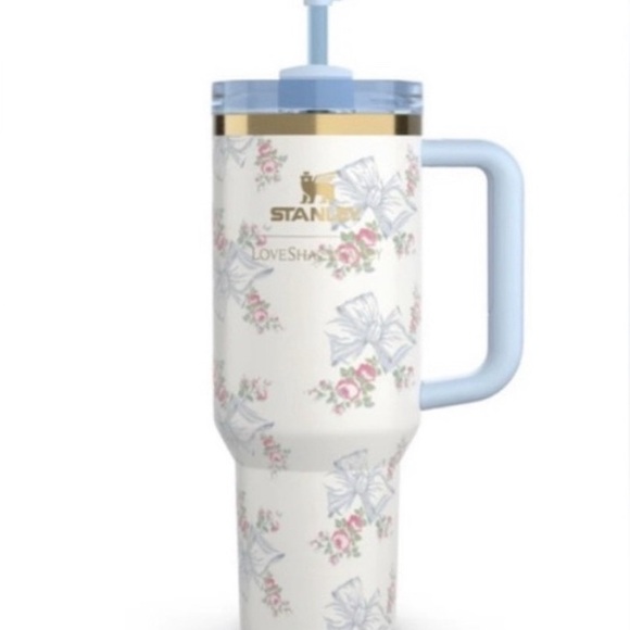 Love Shack Fancy Stanley - Beaux Blue 40 oz. Sold out! - Picture 2 of 3